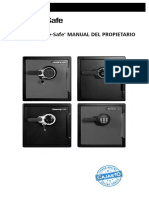 Sentry Safe Manual Caja Fuerte Ignifuga sfw082gtc