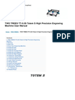 TT 5 5s Totem S High Precision Engraving Machine Manual