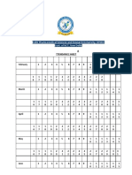 Attendance Sheet