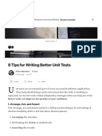 8 Tips For Writing Better Unit Tests - by Fotis Adamakis - Jun, 2023 - Medium