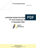 ARCI Laporan Kegiatan Eksplorasi Des 2022