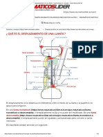 Desplazamiento de Una Llanta - Explicaciones y Consejos - NeumaticosLider - Es