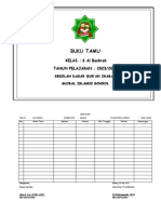 Format Buku Tamu SD KELAS 1,2,3,4,5 DAN 6 Kurikulum 2013 Upload by DTECHNOINDO