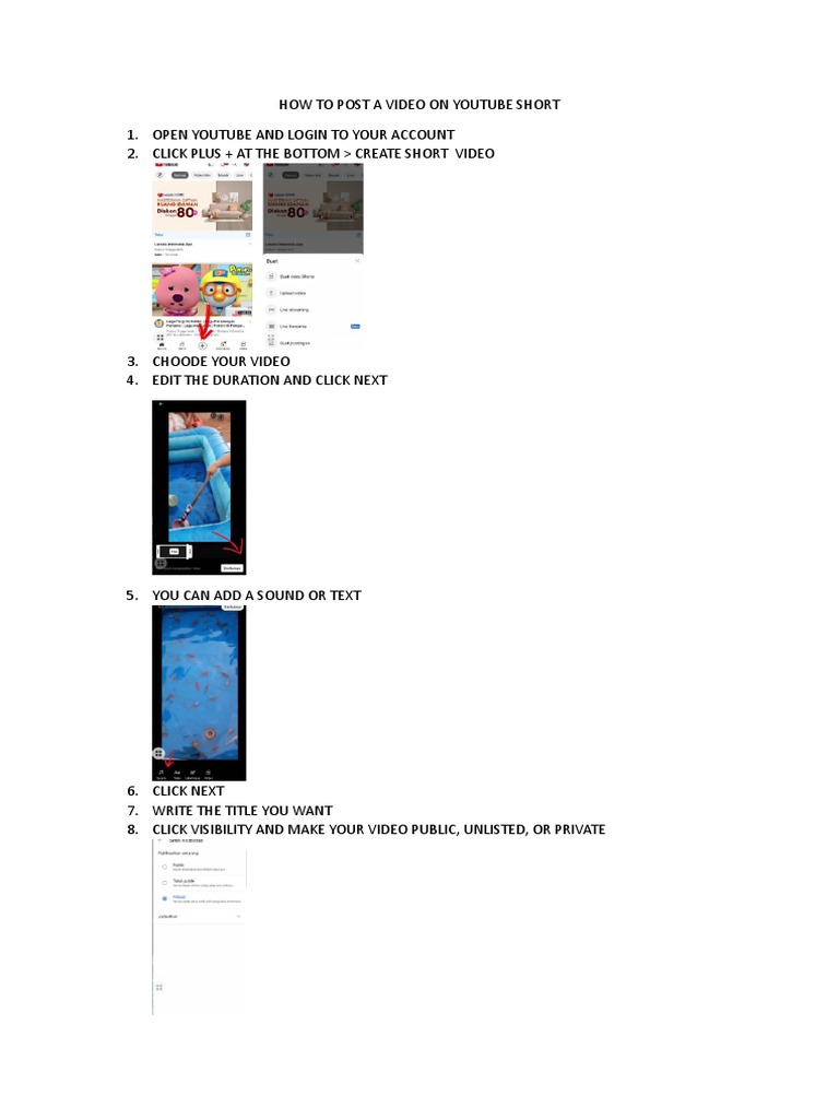 How To Post A Video On Youtube Short1 PDF