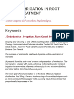 Role of Irrigation in Root Canal Treatment - DR - Sajal Sharma 1