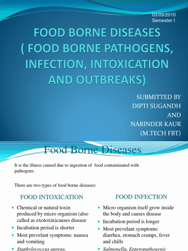 Overview of Food Borne Diseases | PDF | Foodborne Illness | Salmonella