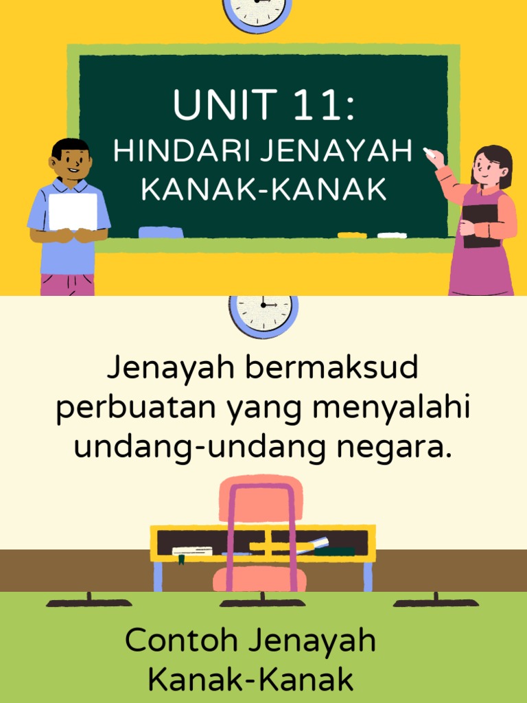 Unit 11 Hindari Jenayah Kanak-Kanak | PDF