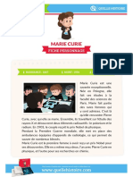 Marie Curie Fiche Personnage Grand Format