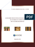 Systeme Semences Ocde Lignes Directrices Pour Les Essaies en Parcelle