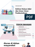 part 3 Definisi Hukum Adat dan Unsur-Unsur Pembentuknya