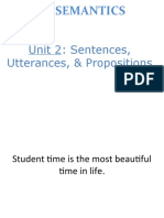 Semantics - Unit 2