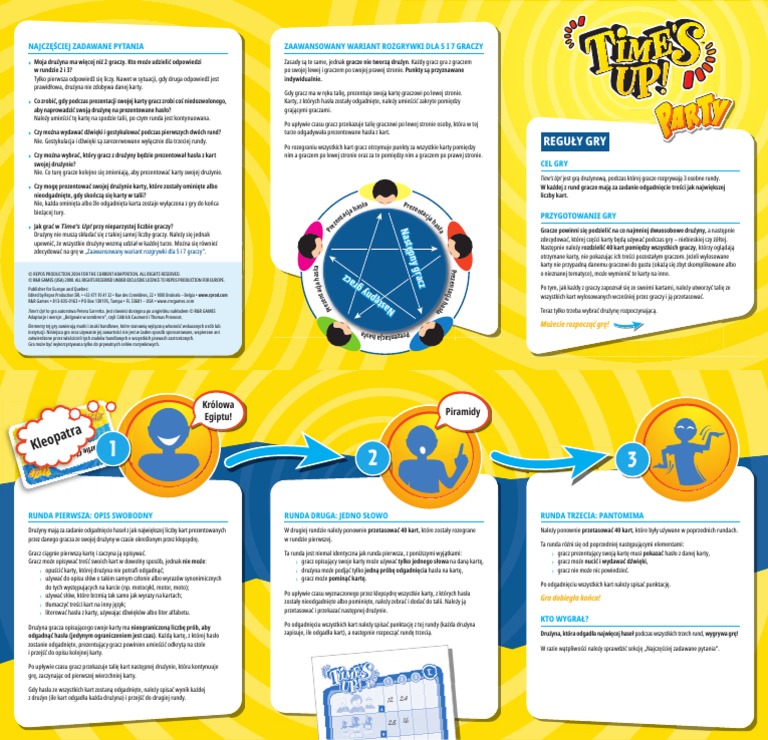 Tup Party Rules PL | PDF