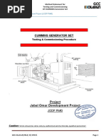 DG Set Testing and Commissioning Guide | PDF | Electric Generator | Switch