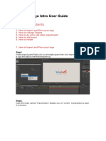 Minimal Logo Intro User Guide