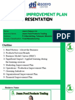 JL Business Improvement Plan Presentation