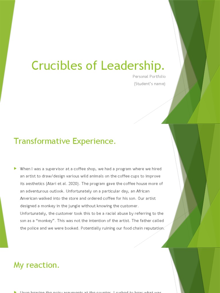 Crucibles of Leadership PDF