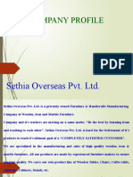 Company Profile - Sethia Overseas