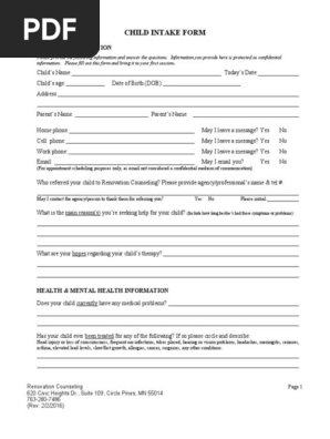 Child-Intake-Form