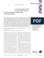 Cortejoso2016 Cost-Effectiveness of Screening For DPYD Polymorphisms To Prevent Neutropenia