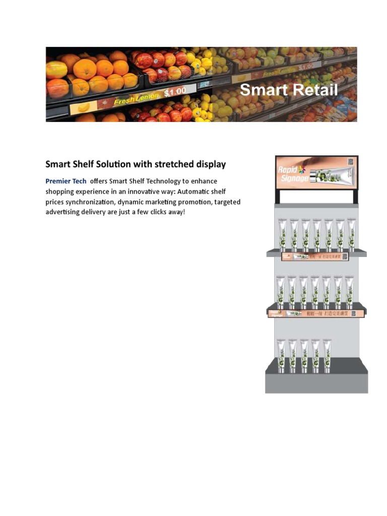 Smart Shelf Technology for Retail Innovation | PDF | Business