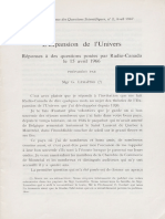 Georges Lemaître - L’Expansion de l’Univers