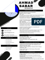 Black Modern Corporate Resume