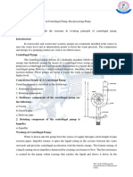 2.study of Centrifugal Pump, Reciprocating Pump