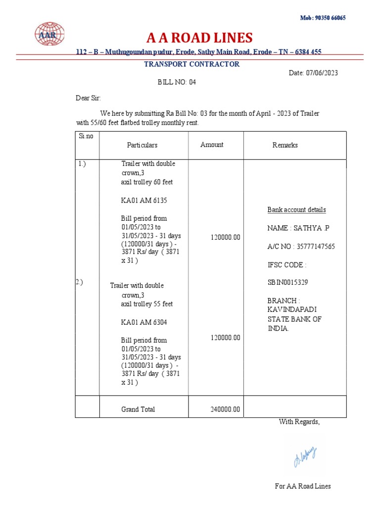 Aar Ra Bill No 04 PDF