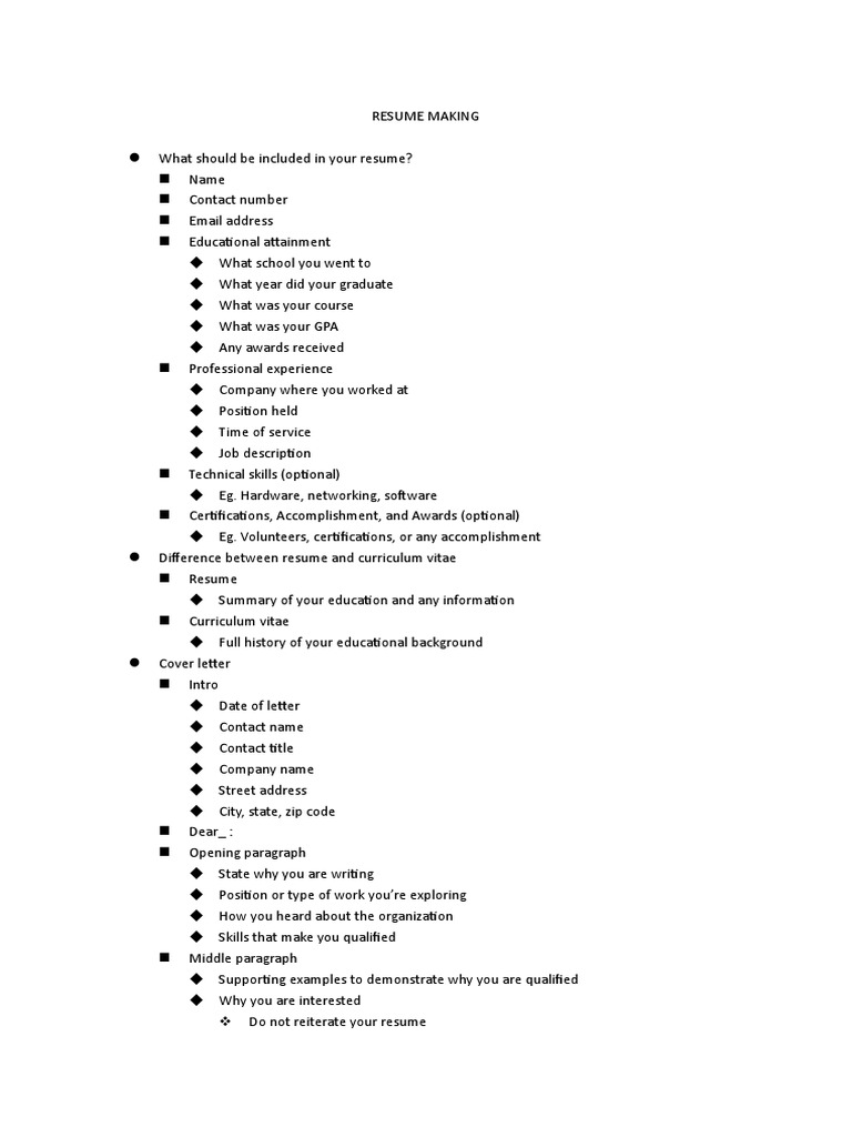 Resume making pdf r sum 