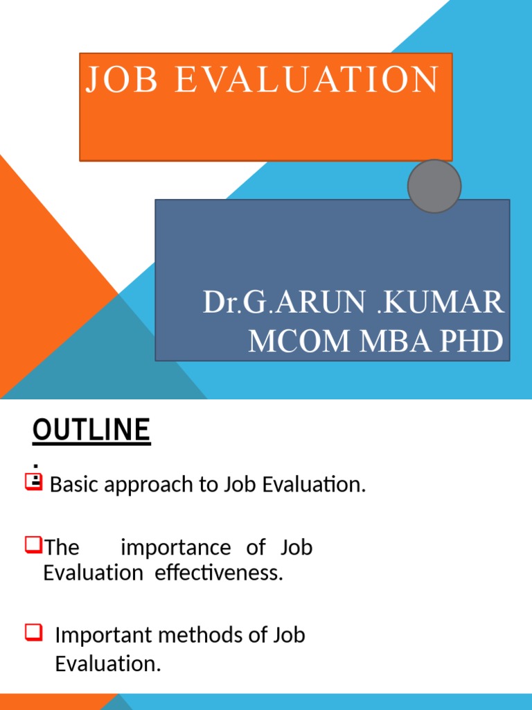 EVALUATION IN JOB MEANING visual data 7
