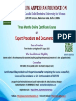 Poster - Export Procedure and Documentation