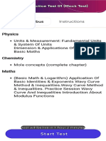 Short Practice Test 01 Mock Test