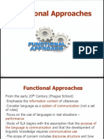 Fuctional Approaches