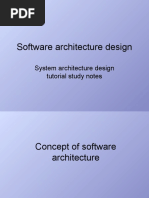 Software Architecture Design