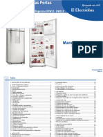 Manual Serviços Electrolux Refrigerador DFW51 DFW51X