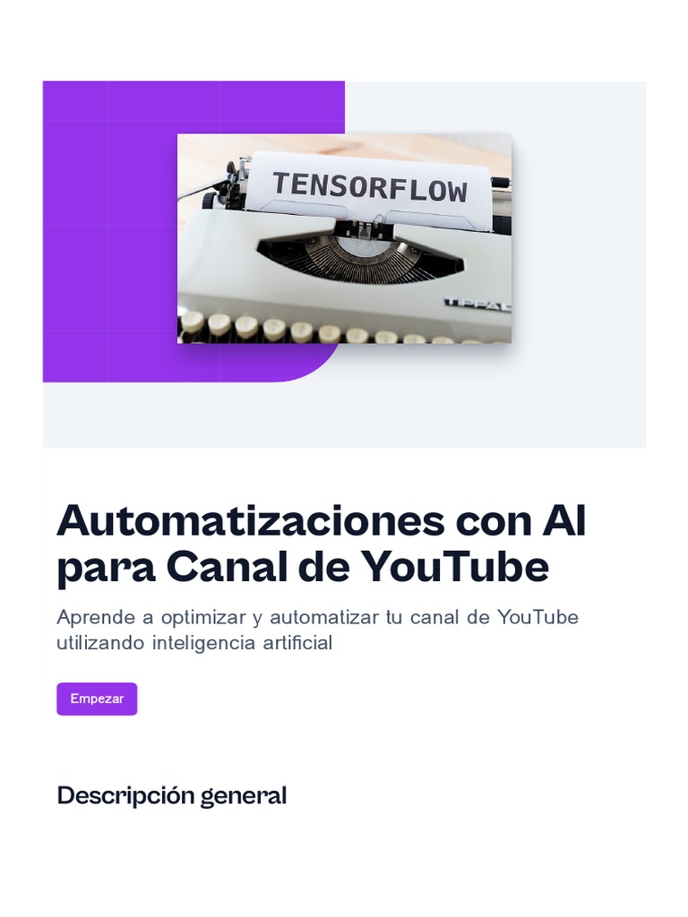 Automatización de YouTube con IA | PDF