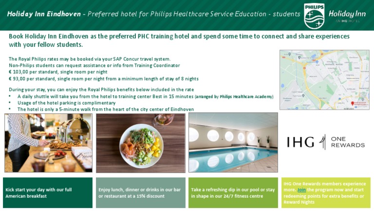 Holiday Inn Eindhoven: Philips Training Hotel | PDF
