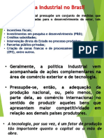 Políticas Industriais No Brasil