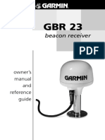 Garmin Gbr23 - Beacon Receiver Owners Manual