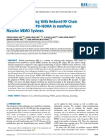 Hybrid Beamforming With Reduced RF Chain Based On PZF and PD-NOMA in Mmwave Massive MIMO Systems