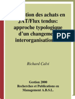 La Gestion Des Achats en JAT - Flux Tendus - Richard Calvi