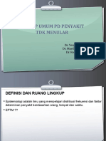 Prinsip Umum PD Penyakit TDK Menular: Dr. Yeny W Dr. Mardhlena Dr. Roby
