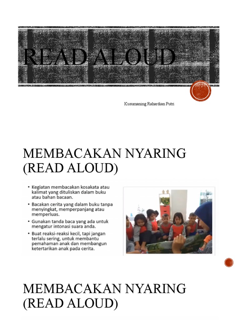Read aloud pdf