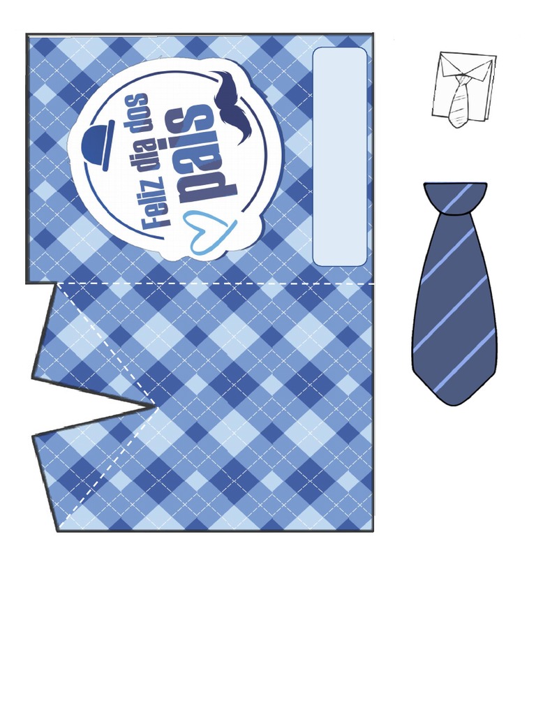 Cartão para Dia Dos Pais - Dia Dos Pais CARTÃO CAMISA | PDF