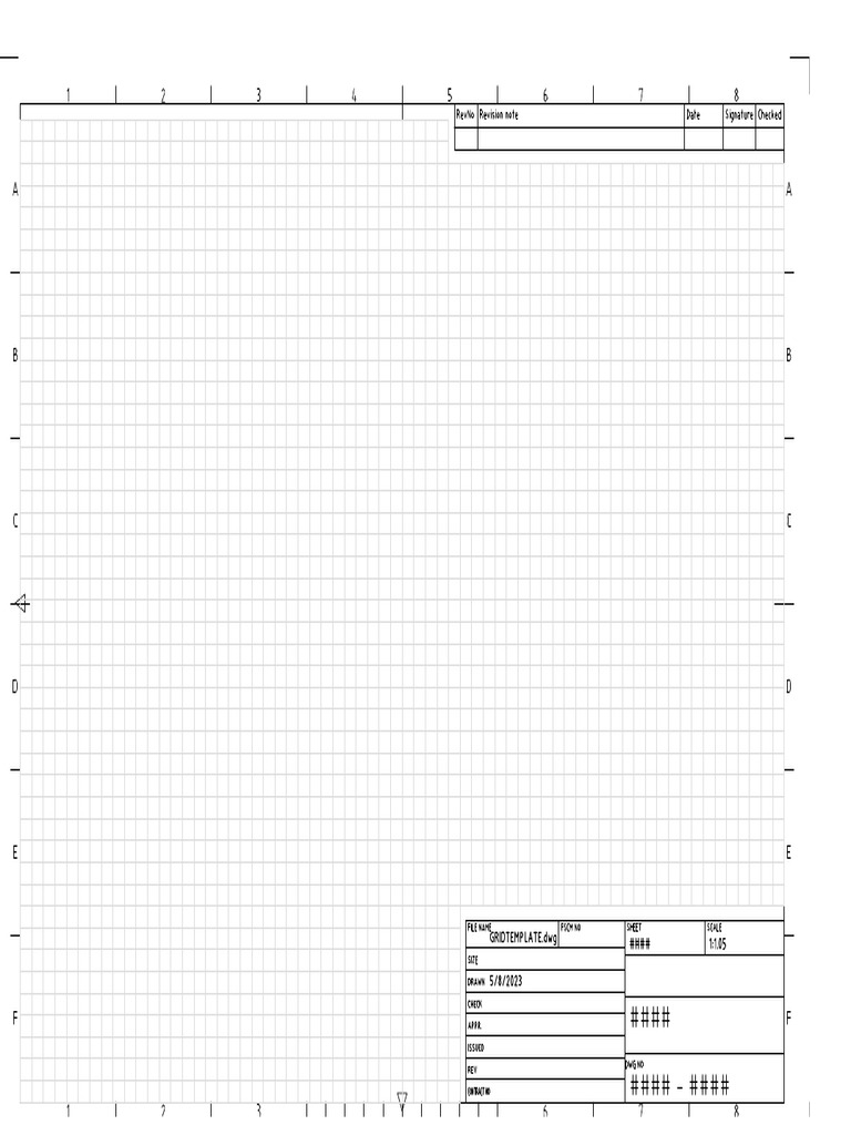 Gridtemplate Iso A3 Title Block PDF