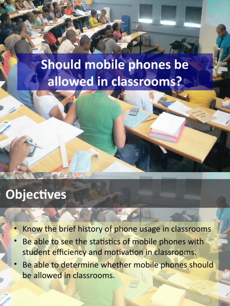 Should Mobile Phones Be Allowed in Classrooms PDF Telephone Mobile Phones