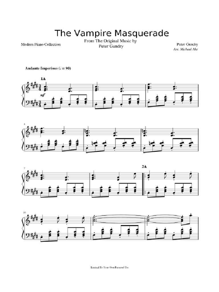 Vampire Masquerade | PDF