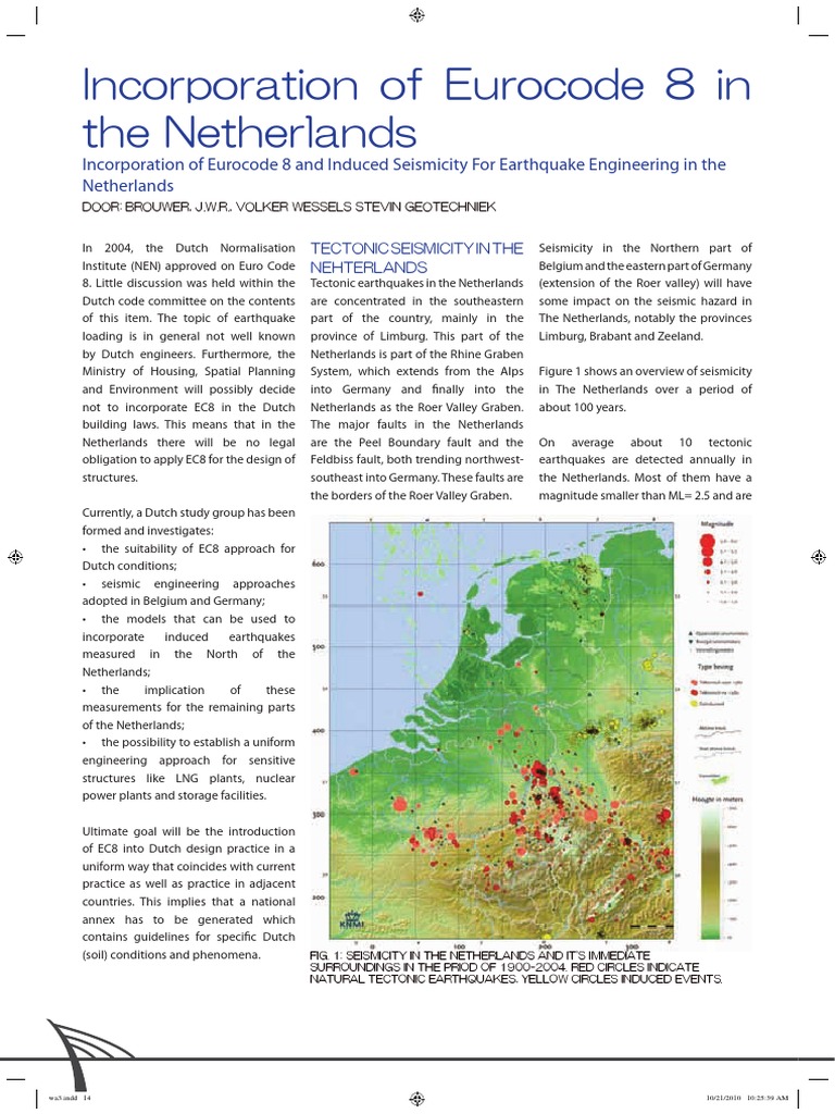 Incorporation of Eurocode 8 in The Netherlands - Paper Extract - 2010 ...