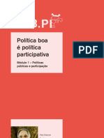 Política boa é política participativa