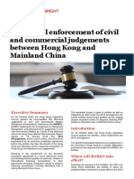 2 Reciprocal Enforcement of Civil and Commercial Judgements Between Hong Kong and Mainland China
